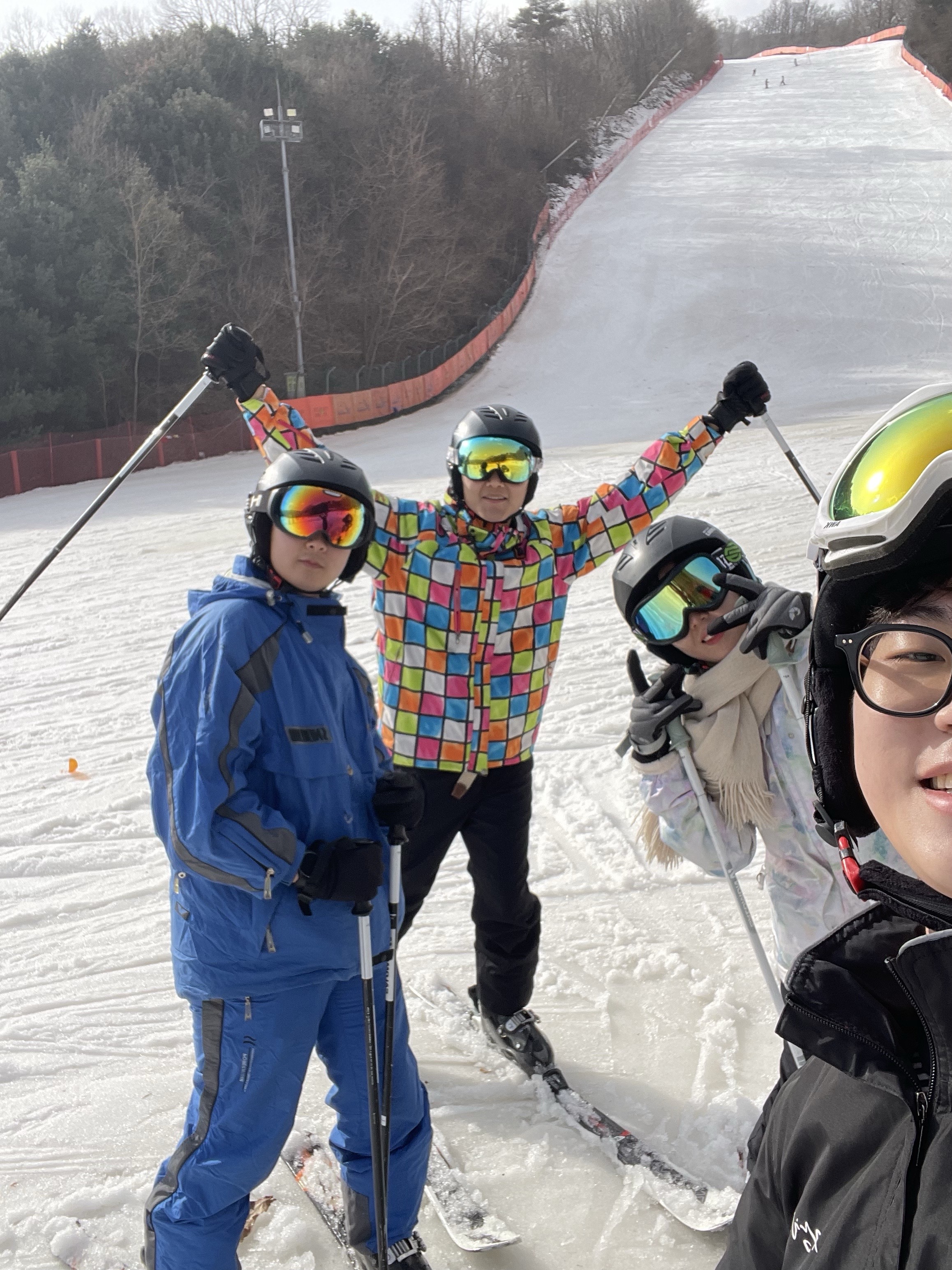 Winter ski day